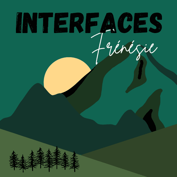 vignette avec paysage minimaliste pour présenter le travail en Full-Stack